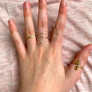 5 adjustable rings